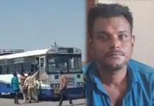 அரசுப் பேருந்தை கடத்திய வாலிபர் – மடக்கிப் பிடித்து கைது செய்த போலீஸ்!