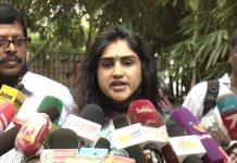 சூர்யா தேவி அவதூறாக பேசுவதால் மன உளைச்சல் ஏற்படுகிறது – வனிதா கண்ணீர் பேட்டி