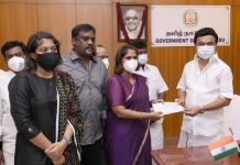 கொரோனா நிவாரண நிதிக்காக ரூ.50 லட்சம் வழங்கியது சத்யபாமா பல்கலைக்கழகம்