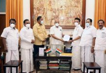 ஆட்சி அமைக்க உரிமை கோரினார் மு.க.ஸ்டாலின்