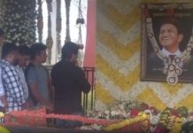 புனித் ராஜ்குமார் நினைவிடத்தில் கண்ணீர்மல்க அஞ்சலி செலுத்திய சூர்யா