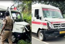 ро╡рпАро░ро░рпНроХро│ро┐ройрпН роЙроЯро▓рпНроХро│рпИ роХрпКрогрпНроЯрпБ роЪрпЖройрпНро▒ роЖроорпНрокрпБро▓ройрпНро╕рпН, рокрпЛро▓рпАро╕рпН ро╡ро╛роХройроорпН ро╡ро┐рокродрпНродрпБ