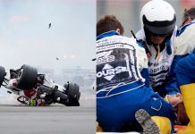 F1 роХро╛ро░рпН ро╡ро┐рокродрпНродрпБ – роирпВро▓ро┐ро┤рпИропро┐ро▓рпН роЙропро┐ро░рпН родрокрпНрокро┐роп роЪрпАрой ро╡рпАро░ро░рпН!