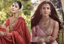 பொற்ச்சிலையாய் மின்னும் நயன்தாரா! – ஜொலிக்கும் போட்டோ ஷூட் புகைப்படங்கள்!