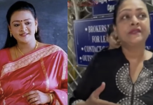 நடுரோட்டில் இறங்கி போராடிய ஷகீலா – வைரலாகும் வீடியோ!