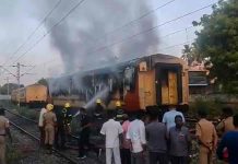 மதுரை ரயிலில் தீ விபத்து – பலி எண்ணிக்கை 10 ஆக உயர்வு